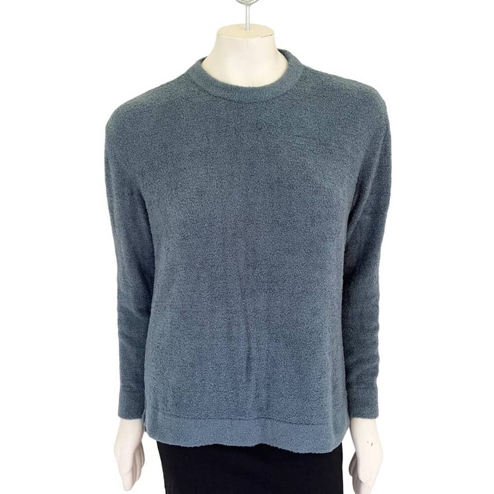 KNIX Cozzzy Crewneck Pullover Sweater in Muted Teal SZ M